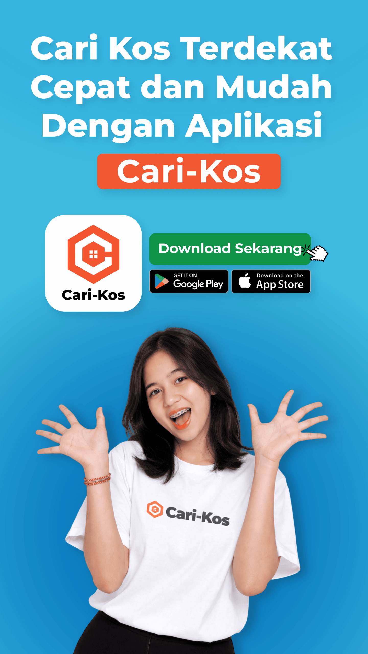 Cari kos popup download apps