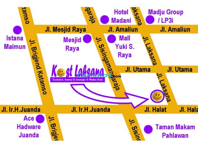 KOST LAKSANA. Kost Eksklusif Karyawan Karyawati, Strategis di Medan