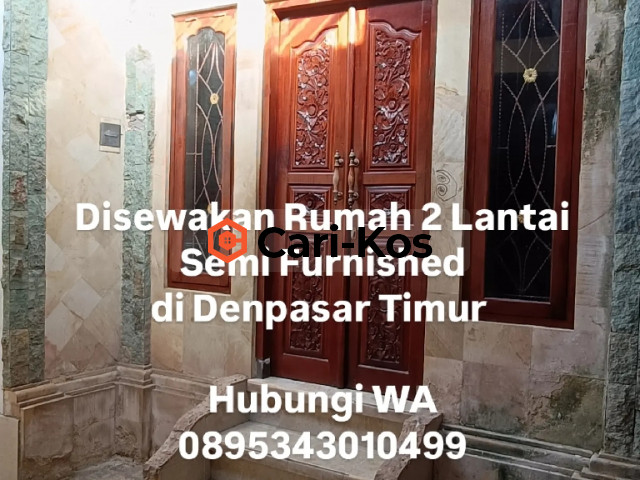 Disewakan Rumah 2 Lantai di Denpasar Timur
